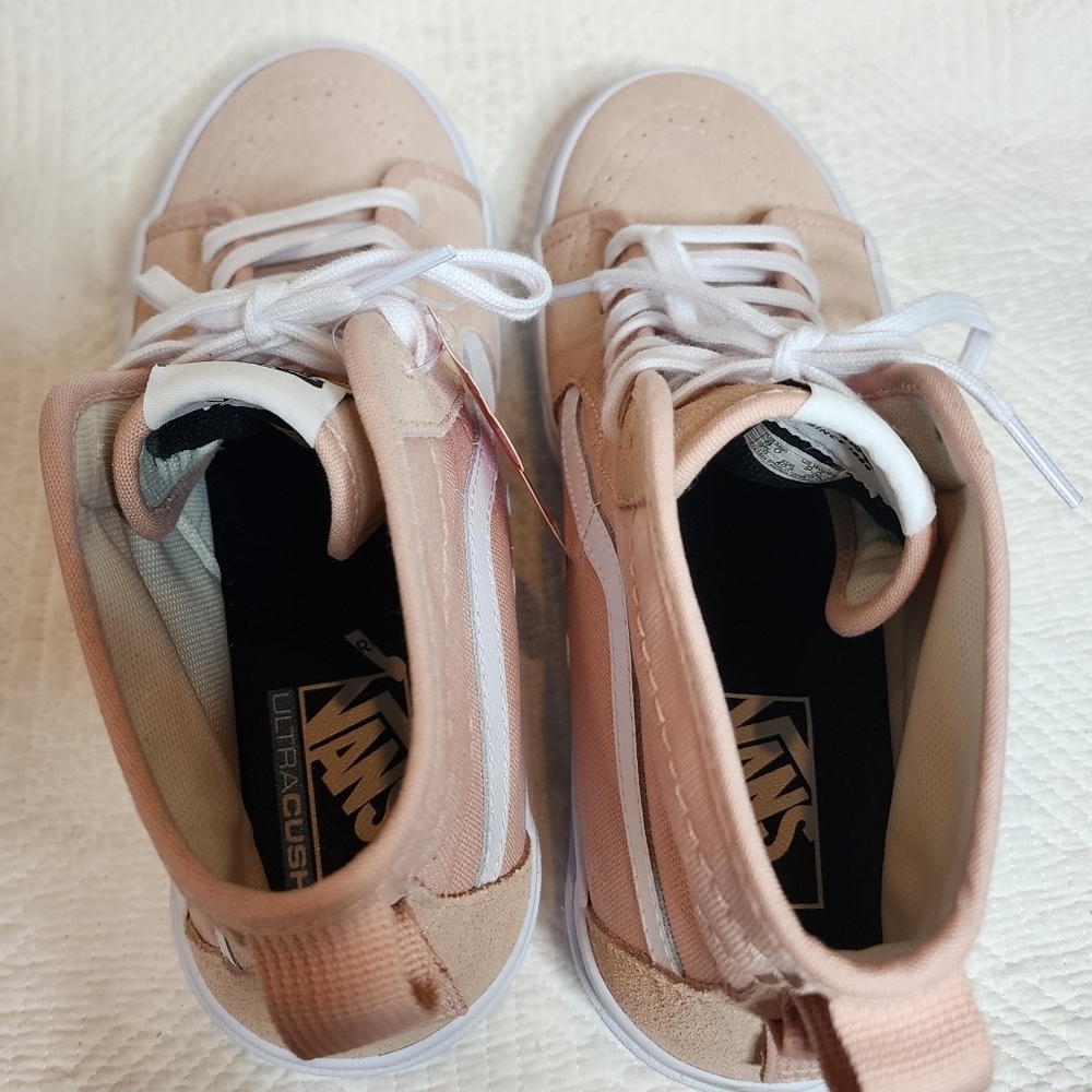 Vans Sentry Sk8-Hi Sneakers Pink Dusty Rose Women's Size 9.5 Men's‎ Size 8 New - Picture 14 of 17